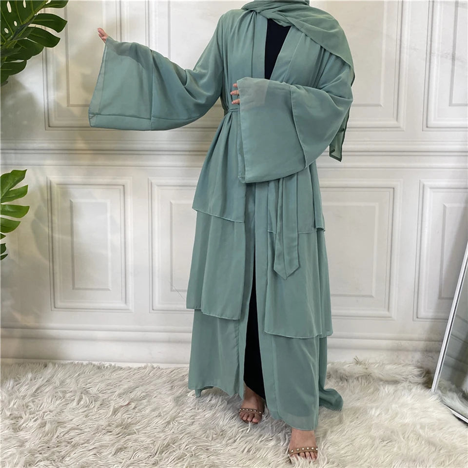 Layered Abaya