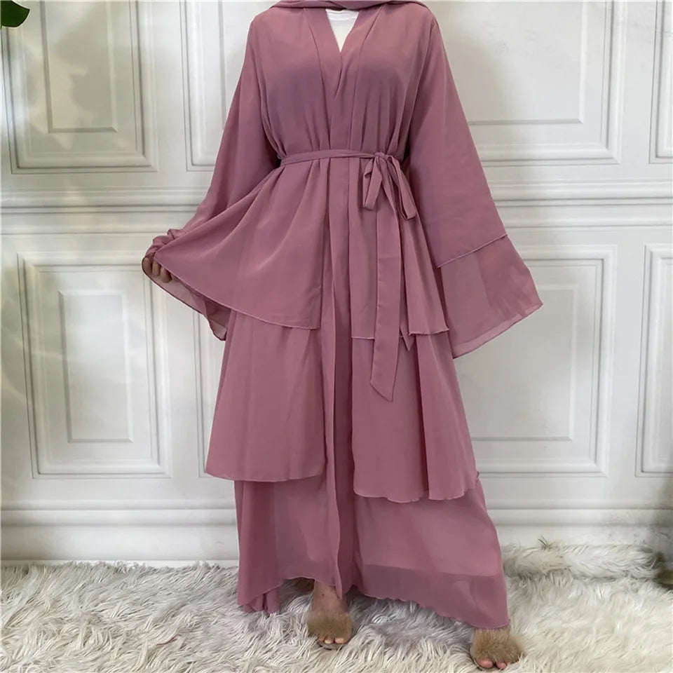 Layered Abaya