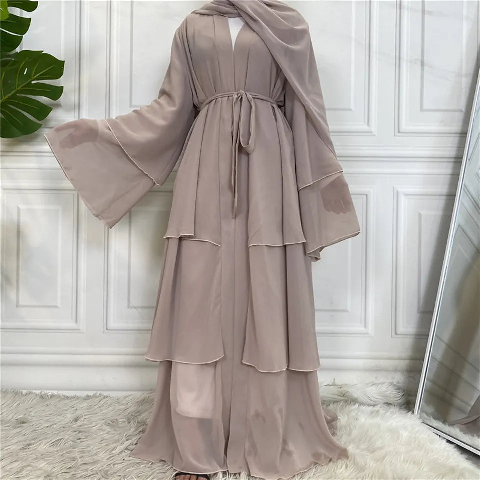 Layered Abaya