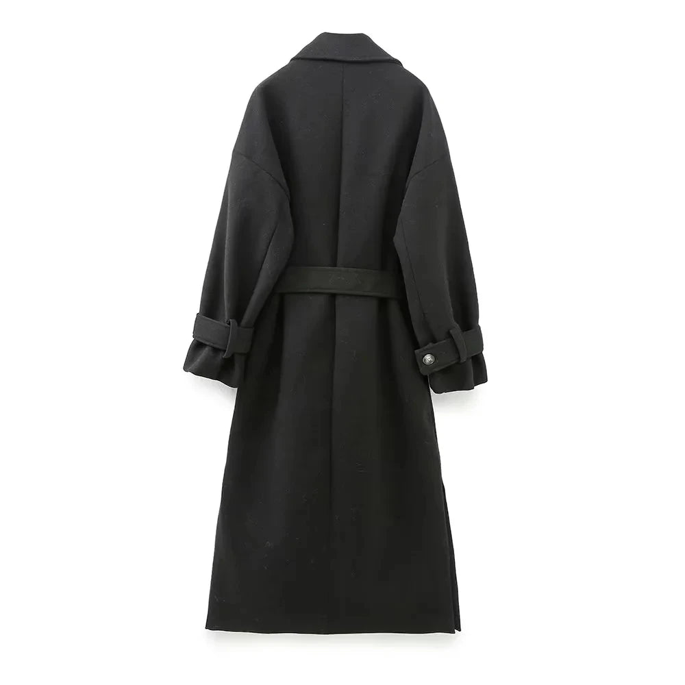 TRAF Black Coat