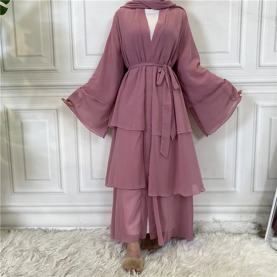 Layered Abaya