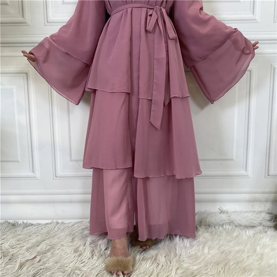 Layered Abaya