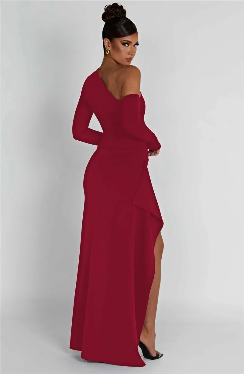 Long Sleeve Backless Dress