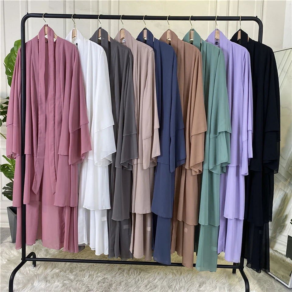 Layered Abaya