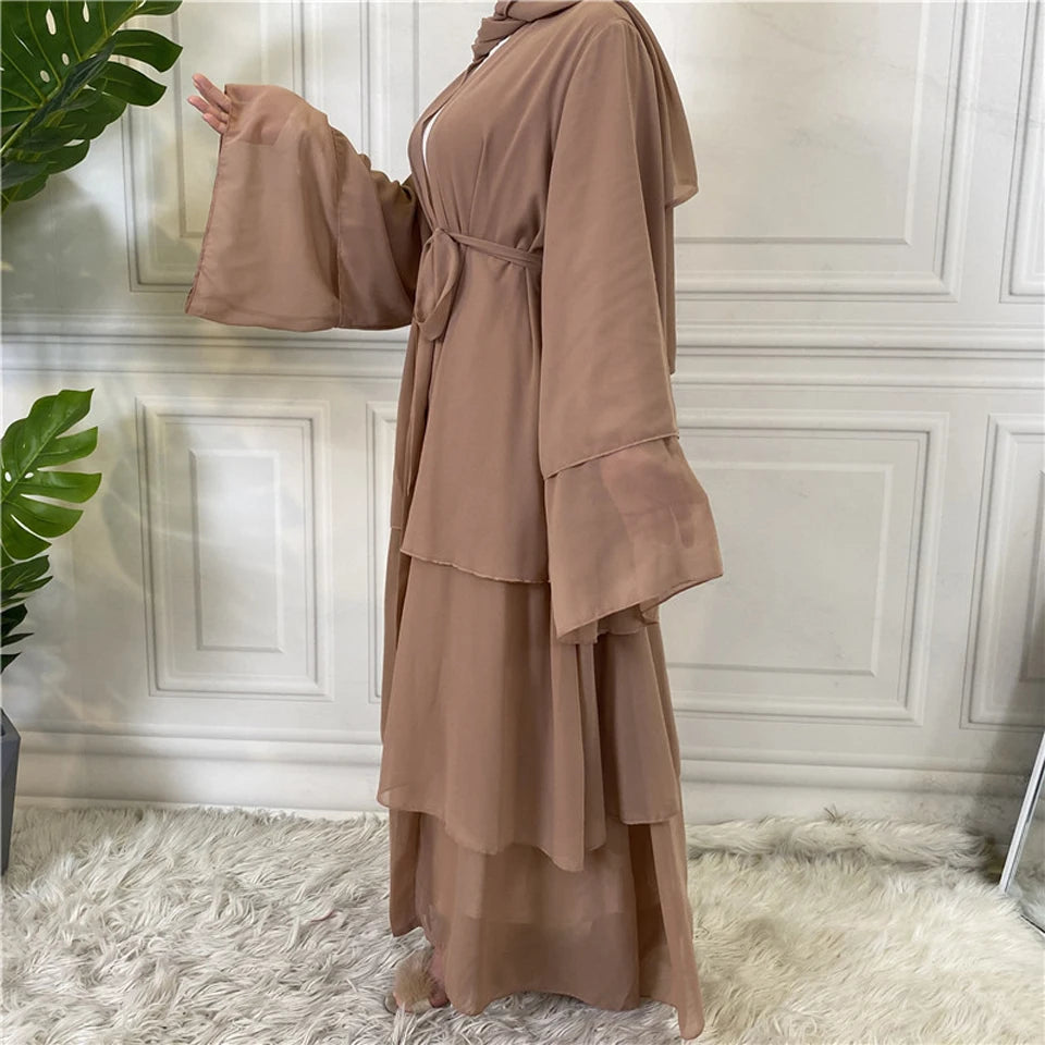 Layered Abaya