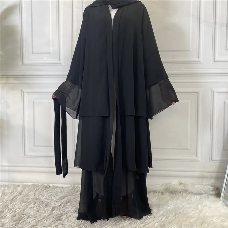 Layered Abaya