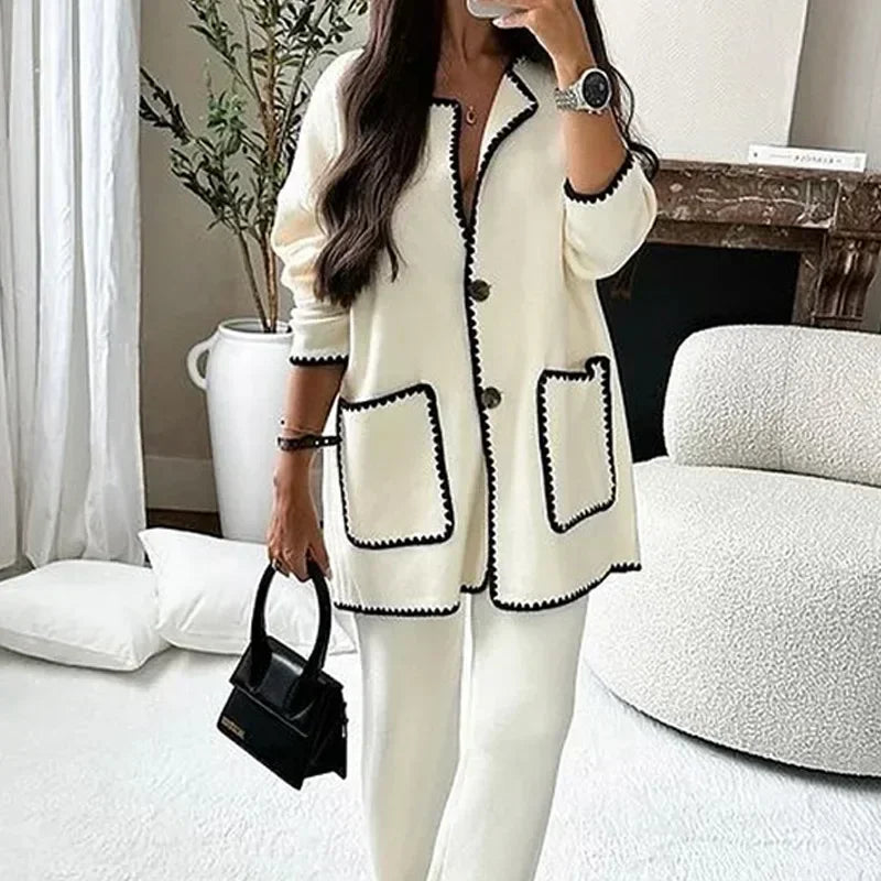 Two Piece Sets Coats Cardigan