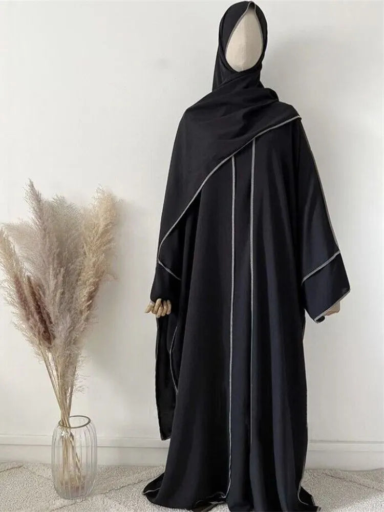 3 Piece Abaya Set