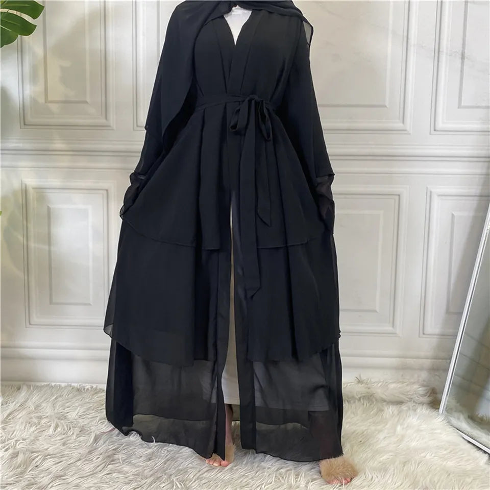 Layered Abaya