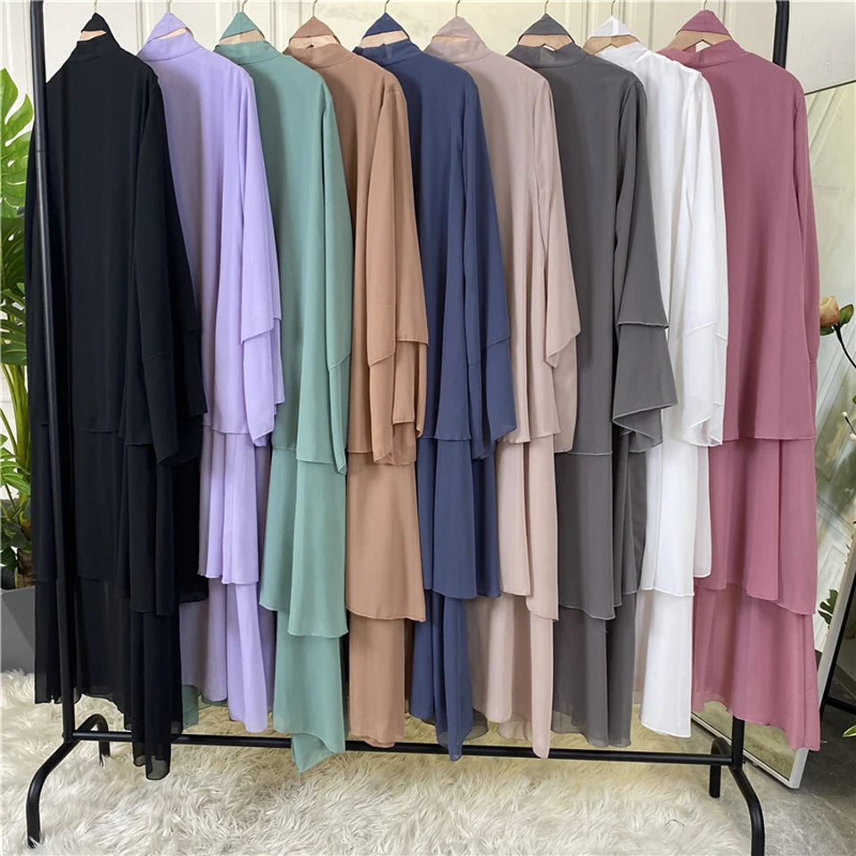 Layered Abaya