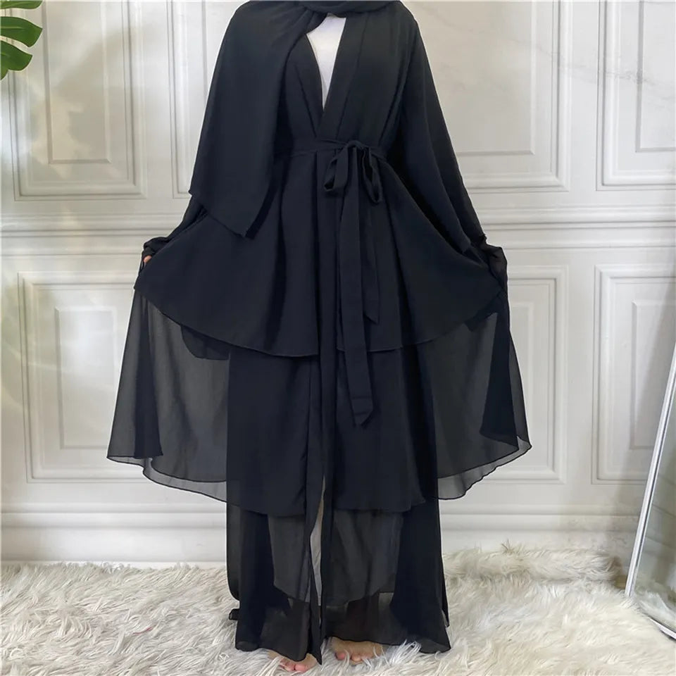 Layered Abaya