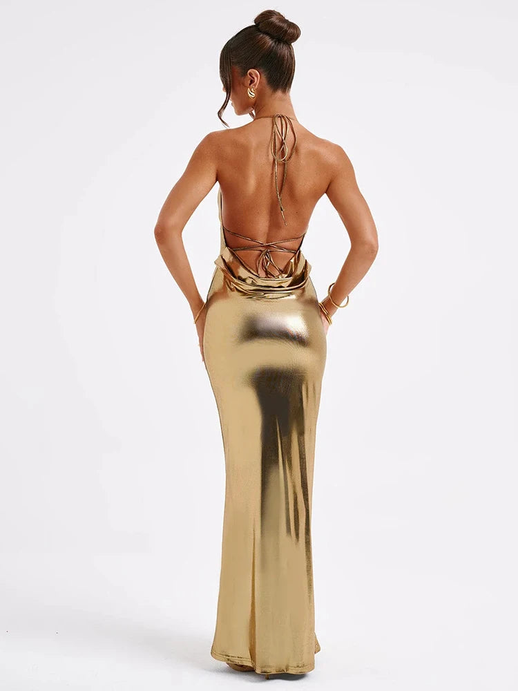 Elegant Backless Dress